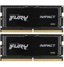 Оперативная память Kingston DDR5 32GB 6000MT/s CL38 1,35V SODIMM kit (2x16GB) FURY Impact PnP