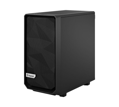Корпус ПК без блока питания/ Case Fractal Design Meshify 2 Mini TG Dark Tint, Mini-Tower, 1x120mm + 1x140mm, 2xUSB-A 3.2 + 1xUSB 3.2 Type-C mATX, mITX, mDTX Black