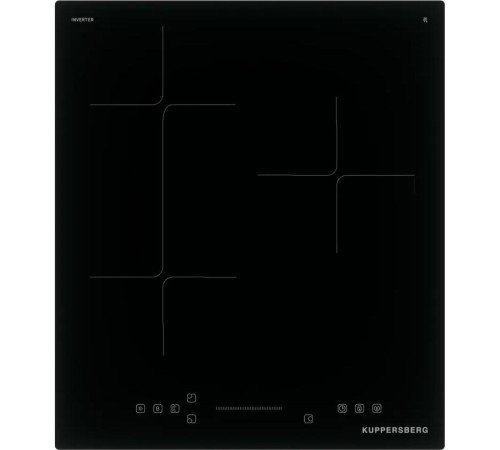 Варочная поверхность Kuppersberg/ Варочная поверхность Kuppersberg, индукция, High-Tech, прямой край, 9 уровней мощности, бустер, Stop and Go, Flexi-zone, автоматическое отключение, таймер, индикатор остаточного тепла, сенсорное управление, цвет черный