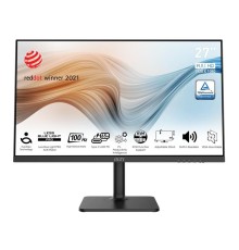 Монитор MSI Modern MD272XP 27" 16:9 FHD(1920x1080) IPS Flat, 1ms(MPRT),1000:1,100M:1,300nit,178/178,HDMI 1.4b,DP 1.2a,USB-C,2xUSB-A,USB-B,Speaker,Tilt,Swivel,Height,Pivot,100HZ,Black,1y war-ty