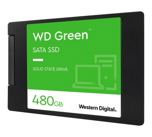 Твердотельные накопители/ WD SSD Green, 480GB, 2.5" 7mm, SATA3, 3D TLC, R/W 545/н.д., IOPs н.д./н.д., TBW н.д., DWPD н.д. (12 мес.) Твердотельные накопители/ WD SSD Green, 480GB, 2.5" 7mm, SATA3, 3D TLC, R/W 545/н.д., IOPs н.д./н.д., TBW н.д., DWPD н.д. (12 мес.)