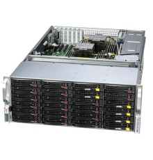 Серверная платформа Supermicro SuperStorage 4U Server 641E-E1CR36L no CPU(2) 5th/4th Gen(MCC carrier)/TDP 270W/no DIMM(16)/36x3.5/2.5 SATA/SAS/2x10GbE/2x1600W/SFT-DCMS-Single