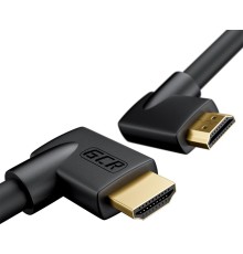 GCR Кабель 1.0m HDMI 2.0, M правый угол /M правый угол, черный, HDR 4:2:2, Ultra HD, 4K 60 fps 60Hz/5K*30Hz, 3D, AUDIO, 18.0 Гбит/с, 28/28 AWG, GCR-52312