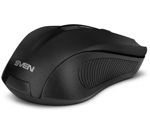 Беспроводная мышь SVEN RX-350W чёрная  (5+1кл. 600-1400DPI, SoftTouch, блист)