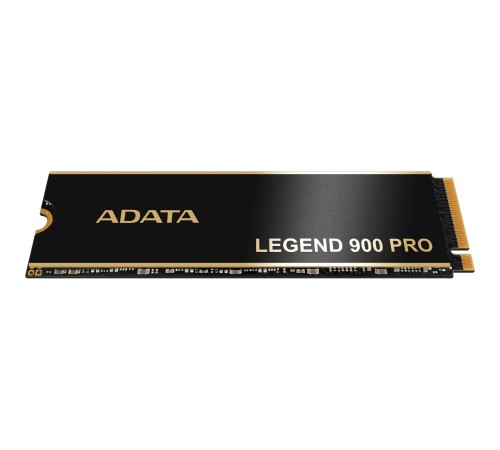 Твердотельный накопитель/ ADATA SSD LEGEND 900 PRO, 4000GB, M.2(22x80mm), NVMe 1.4, PCIe 4.0 x4, 3D NAND, R/W 7400/6500MB/s, IOPs н.д./н.д., TBW 2400, DWPD 0.3 (5 лет)