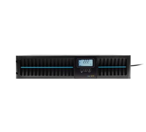 Источник бесперебойного питания SMARTWATT ИБП Онлайн, 1000/900 ВА/Вт, стоечный/напольный, LCD дисплей, Schuko CEE7/4 - 2 шт.