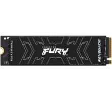 Твердотельный накопитель/ Kingston SSD Fury Renegade, 500GB, M.2(22x80mm), NVMe, PCIe 4.0 x4, 3D TLC, R/W 7300/3900MB/s, IOPs 450 000/900 000, DRAM buffer 512MB, TBW 500, DWPD 0.55 (60 мес)
