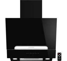 Наклонная вытяжка Kuppersberg/ Настенная вытяжка, ширина 60 см, отвод/рециркуляция, подъемные амортизаторы, 850 м3/час, электронное сенсорное управление, дисплей, таймер, 5 скоростей, светодиодное освещение 2х2 Вт, металлические жироулавливающие фильтры,