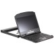 КВМ консоль ATEN 1U Ultra Short Depth 18.5” Short Depth USB HDMI Single Rail LCD Console (1920 x 1080)