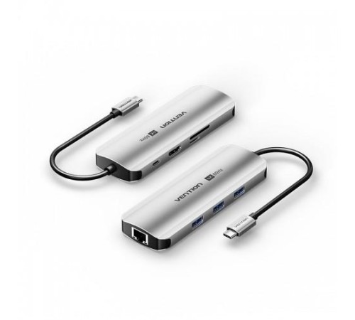Мультифункциональный хаб Vention USB Type C 8 в 1 Мультифункциональный хаб Vention USB Type C 8 в 1