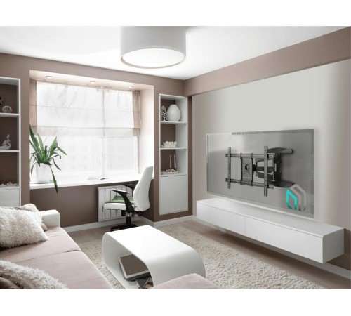 ONKRON кронштейн для телевизора 40"-75" наклонно-поворотный, чёрный M6L ONKRON кронштейн для телевизора 40"-75" наклонно-поворотный, чёрный M6L