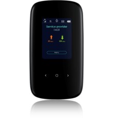 Маршрутизатор/ ZYXEL LTE2566-M634 Portable LTE Cat.6 Wi-Fi router (SIM card inserted), 802.11ac (2.4 and 5 GHz) up to 300 + 866 Mbps, support for LTE / 4G / 3G, color display, micro power USB, battery up to 10 hours