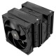 Кулер для процессора/ CPU Cooler Thermalright Royal Pretor 130 Black (4-pin PWM, 158mm, Ni/Cu, 6x6mm, 1x120+1x130mm, 80.45CFM/81.88CFM, 29.4dBA/28.3dBA, 2150PM/1750RPM, S: 1200, 1700, 1851, 2011, 2066, 115X, AM4, AM5, black)