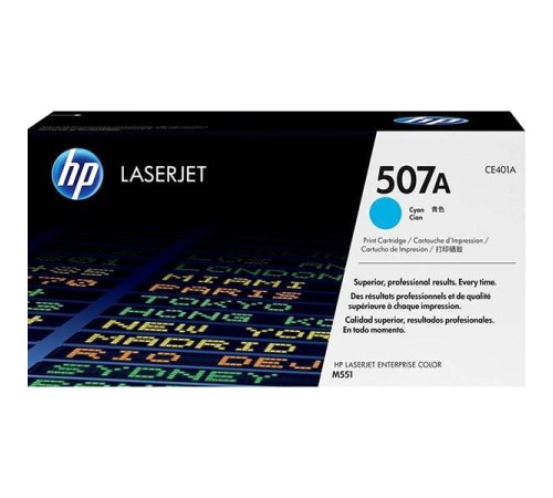 Тонер-картридж/ HP 507A Cyan LaserJet Toner Cartridge Тонер-картридж/ HP 507A Cyan LaserJet Toner Cartridge