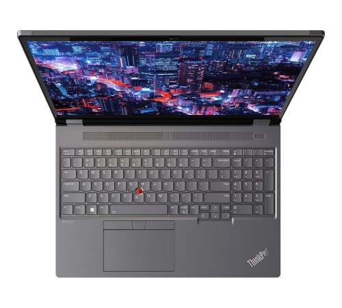 Ноутбук/ Lenovo ThinkPad P16 G2 16" WQUXGA (3840 x 2400) IPS 100%DCI-P3 800 nits, Intel i7-14700HX,  32GB DDR5, 1TB SSD, NVIDIA RTX 1000 Ada 6Gb, Intel® Wi-Fi 6E, 1080P FHD RGB Cam, 94Wh,  Backlit Keys, Win 11 Pro, Black ( EN_kbd , 3pin cable)