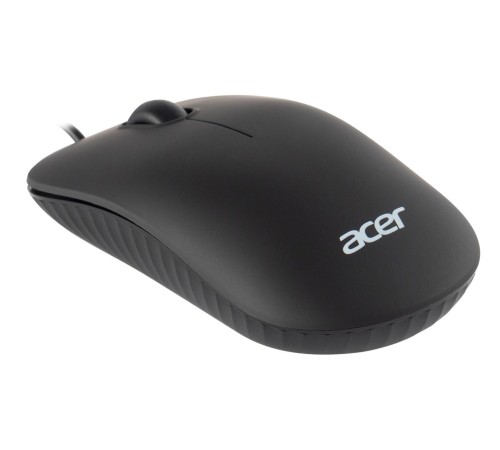 Мышь компьютерная/ Проводная мышь ACER OMW122 оптическая (1200dpi) soft-touch (3but) black Мышь компьютерная/ Проводная мышь ACER OMW122 оптическая (1200dpi) soft-touch (3but) black