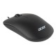 Мышь компьютерная/ Проводная мышь ACER OMW122 оптическая (1200dpi) soft-touch (3but) black