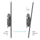 ONKRON кронштейн для телевизора 55"-100" наклонный, чёрный UT4