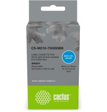 -/ Картридж ленточный Cactus CS-M210-750595BK M210-750-595-BK для Brady M210/M211/M210-LAB