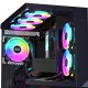 Кулер для корпуса/ Case Cooler PCCooler F3 T120 ARGB BK (120x120x25mm, 4-pin PWM, ARGB, 46CFM, 21.6dBA, 1800RPM, Black)