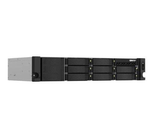 Сетевое хранилище без дисков/ SMB QNAP TS-873AeU-4G NAS 8x3.5/2.5 SATA/SSD trays, 2 x M2 PCIe, 2x 2.5 GbE, 2U rackmount, 1 PSU. AMD Ryzen V1500B 4-core/8-thread 2.2 GHz processor, 4 GB DDR4 RAM (1*4 GB) up to 64GB (2*32 GB). W/o rail kit RAIL-B02 Сетевое хранилище без дисков/ SMB QNAP TS-873AeU-4G NAS 8x3.5/2.5 SATA/SSD trays, 2 x M2 PCIe, 2x 2.5 GbE, 2U rackmount, 1 PSU. AMD Ryzen V1500B 4-core/8-thread 2.2 GHz processor, 4 GB DDR4 RAM (1*4 GB) up to 64GB (2*32 GB). W/o rail kit RAIL-B02