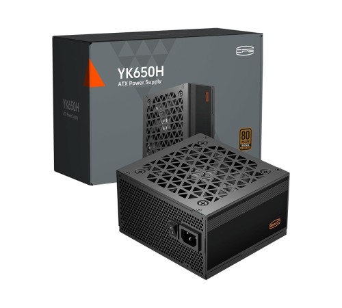 Блок питания ПК/ Power Supply PCCooler, 650W 80+ Bronze (ATX, ATX 2.52, Non-modular, 1x24(20+4)pin 550mm, 1xCPU*2 8(4+4)pin 650mm, 2xPCIe*2 8(6+2)pin 500mm, 6xSATA*3+MOLEX4pin*2, Active, 120x120mm, 140x150x86mm, APFC, OVP/UVP/OCP/SCP/OTP/OPP/SPD)