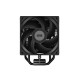 Кулер для процессора/ CPU Cooler PCCooler RT400 Digital BK (230W, 4-pin PWM, LED temp., 152mm, Al/Cu, 4x6mm, 1x120mm, 73.32CFM, 34.9dBA, 2200RPM, S: 1851/1700/1200/115X, AM5/AM4, black)