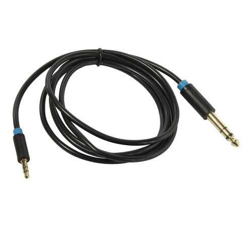Кабель Vention аудио Jack 6,5 mm M/ 3,5 M - 1,5м