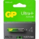 Элемент питания Алкалиновые батарейки c технологией G-tech GP Ultra Plus Alkaline 24А AАA - 4 шт. на блистере (4 шт.)