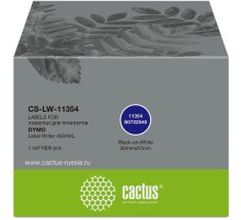 -/ Этикетки Cactus CS-LW-11354 сег.:57x32мм черный белый 1000шт/рул Dymo Label Writer 450/4XL
