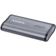 Твердотельный накопитель/ ADATA External SSD SE880, 500GB, Type-C, USB 3.2 Gen2х2, up to R/W 2000/2000 MB/s, 64.8x35x12.5mm, Titanium Gray (5 лет)