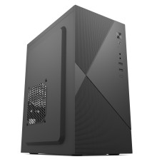 Корпус с блоком питания 450Вт./ Case Forza mATX, 450W, 2xUSB2.0, Black, w/o FAN, 8 cm fan PSU, power cord