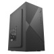 Корпус с блоком питания 450Вт./ Case Forza mATX, 450W, 2xUSB2.0, Black, w/o FAN, 8 cm fan PSU, power cord