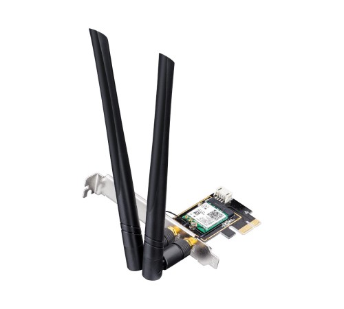 Адаптер Wi-Fi/ 3000Mbps Wi-Fi 6 / Bluetooth 5.0 PCI Express Adapter, Intel AX200 module, 2T2R, 2402Mbps at 5GHz + 574Mbps at 2.4GHz, 802.11ax/ac/a/b/g/n, 2 detachable antennas, Ver 1.0 Адаптер Wi-Fi/ 3000Mbps Wi-Fi 6 / Bluetooth 5.0 PCI Express Adapter, Intel AX200 module, 2T2R, 2402Mbps at 5GHz + 574Mbps at 2.4GHz, 802.11ax/ac/a/b/g/n, 2 detachable antennas, Ver 1.0