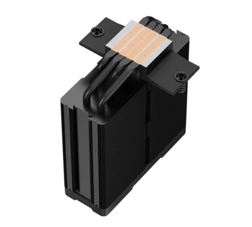 Кулер для процессора DEEPCOOL AG400 DIGITAL PLUS LGA1700/1200/115X/AM5/AM4 (9шт/кор, TDP 220W, PWM, DUAL ARGB Fan 120mm, 4 тепл. трубки, черный) RET (R-AG400-BKADMP-G-1)