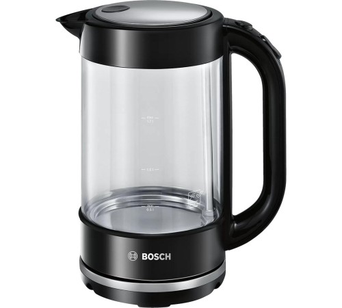 Чайник BOSCH/ 1.7 л, 2400 Вт, стекло, черный Чайник BOSCH/ 1.7 л, 2400 Вт, стекло, черный