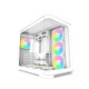Корпус ПК без блока питания/ Case SAMA V60 White, Midi-Tower, TG, 7x120mm ARGB, 2xUSB 3.0 + 1xUSB 3.1 Type-C, ATX, mATX, mITX White