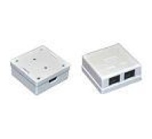  ITK Настенная инф. розетка RJ45, кат.5Е UTP, 1-порт
