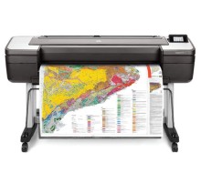 Широкоформатный принтер HP DesignJet T1700 (44",2400x1200dpi, 26spp(A1), 128Gb(virtual), HDD500Gb, host USB type-A/GigEth,stand,sheet feed,1 rollfeed,autocutteTouchScreen, 6 cartridges/3 heads)