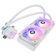 Водяное охлаждение для процессора/ Water Cooling System Thermalright Aqua Elite 240 White Argb V3 (240mm, White, ARGB/ Fans: 2x120mm, 66.17CFM, 25.6dBA, 1500RPM/ Pump height 53mm, 23dBA, 3300RPM, Rad thickness 27mm/ S: 1200, 1700, 1851, 2011, 2066, 115X,