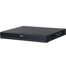 8-канальный IP-видеорегистратор c PoE 4K H.265+ и ИИ , Входящий поток до 384Мбит/с; сжатие: H.265+ H.265 H.264+ H.264 MJPEG; разрешение записи до 32Мп; накопители: 2 SATA III до 16Тбайт; воспроизведение: 8кн@8Mp 2кн@32Мп; видеовыходы: 1 HDMI 1 VGA; cеть: