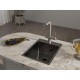 Кухонная мойка RIVELATO Rivelato Rinox 3850 PVD black Мойка нерж.сталь 1 чаша 380*500*200 мм, монтаж: врезной, материал: нержавеющая сталь, цвет: черный