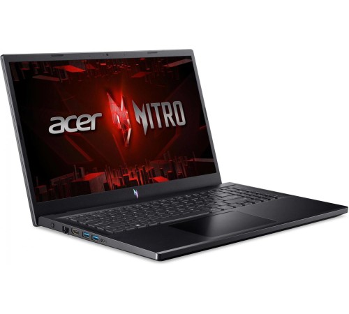 Ноутбук/ ACER Aspire Nitro ANV15-51-51AT 15.6"(1920x1080 (матовый) IPS)/Intel Core i5 13420H(2.1Ghz)/16384Mb/512PCISSDGb/noDVD/Ext:nVidia GeForce RTX2050(4096Mb)/Cam/BT/WiFi/50WHr/war 1y/2kg/Black/NoOS