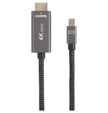 Кабель/ Кабель miniDisplayPort M-> HDMI M 4K@60Hz 1.8m Telecom,оплетка (TA562M-1.8M)