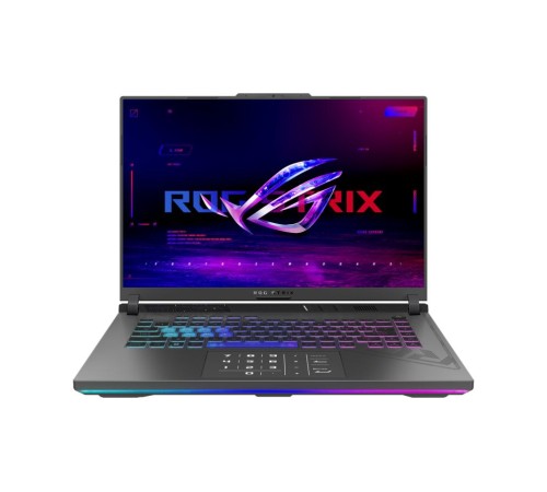 Ноутбук/ ASUS ROG Strix G16 G614JV-N4190 16"(2560x1600 (матовый, 240Hz, 3ms) IPS)/Intel Core i7 13650HX(2.6Ghz)/16384Mb/1024PCISSDGb/noDVD/Ext:nVidia GeForce RTX4060(8192Mb)/Cam/BT/WiFi/90WHr/war 1y/2.5kg/Eclipse Gray/DOS Ноутбук/ ASUS ROG Strix G16 G614JV-N4190 16"(2560x1600 (матовый, 240Hz, 3ms) IPS)/Intel Core i7 13650HX(2.6Ghz)/16384Mb/1024PCISSDGb/noDVD/Ext:nVidia GeForce RTX4060(8192Mb)/Cam/BT/WiFi/90WHr/war 1y/2.5kg/Eclipse Gray/DOS