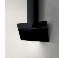 Вытяжки JET AIR/ Декоративный дизайн, наклонная, 90 см, сенсорное управление, 800 куб. м. , черная