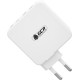 GCR Сетевое зарядное устройство 100W, 2 USB + 2 TypeC, GaN Tech Quick Charger, PD 3.0, белый