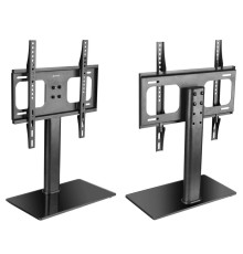 ONKRON настольная подставка для ТВ 26"-55", макс 30кг, чёрная PT1