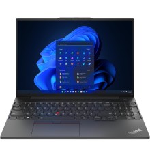 Ноутбук/ Lenovo ThinkPad E16 G2 16" (1920x1200) IPS, Ryzen 7 7735HS, 16GB DDR4,512GB SSD, AMD Radeon, HD RGB Cam, RTL8852BE,FPR,3 Cell 47Whr, BKLT KB ENG, No OS, 1Y ( EN_kbd , 3pin cable