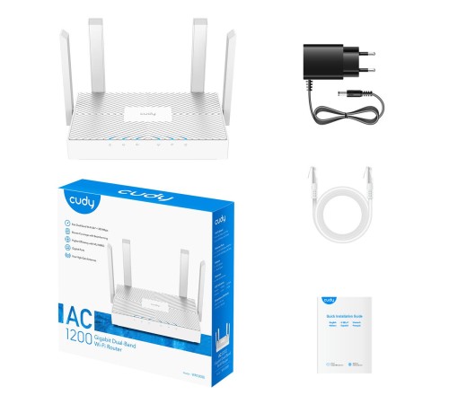 Маршрутизатор/ AC1200 Gigabit Dual Band Wi-Fi Router, Chipset MediaTek, 3x 10/100/1000Mbps RJ45 Ports, 4 x 5dBi fixed antennas, WiFi router/AP/ Repeater/WISP Mode, 802.11ac/a/b/g/n, 867Mbps at 5GHz + 300Mbps at 2.4GHz, Zerotier/Wireguard/OpenVPN/IPSec/L2 Маршрутизатор/ AC1200 Gigabit Dual Band Wi-Fi Router, Chipset MediaTek, 3x 10/100/1000Mbps RJ45 Ports, 4 x 5dBi fixed antennas, WiFi router/AP/ Repeater/WISP Mode, 802.11ac/a/b/g/n, 867Mbps at 5GHz + 300Mbps at 2.4GHz, Zerotier/Wireguard/OpenVPN/IPSec/L2